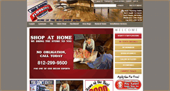 Desktop Screenshot of bigbobsflooringterrehaute.com